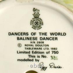 Royal Doulton Balines Danseuse Du Monde Hn2808 Newithbox Angleterre Peggy Davies