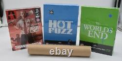 Shaun Of The Dead / Hot Fuzz / The World's End 4k Bluray Steelbook Bundle Nouveau