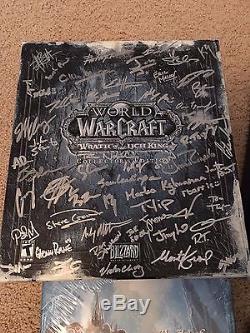 Signé & Nouvelle Violation Du Lich King World Of Warcraft Collectors Edition Ce