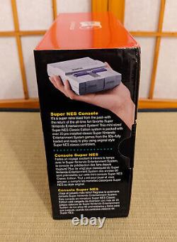 Snes Super Nintendo Classic Edition Mini Console Nouveau Ensemble Complet Non Ouvert 21 Jeux
