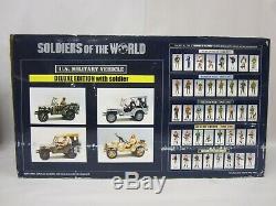 Soldats Du Monde Willys Deluxe Jeep Wwii À L'échelle 1/6 Avec Figurine Nouveauté Dans La Boîte