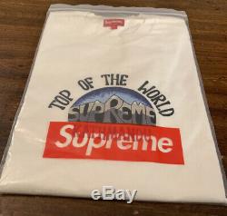 Supreme Top Of The World S / S Top Natural Taille Grande Ss20 Semaine 9 (en Main) Nouveau