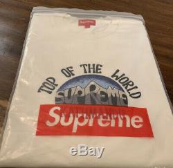 Supreme Top Of The World S / S Top Natural Taille Grande Ss20 Semaine 9 (en Main) Nouveau