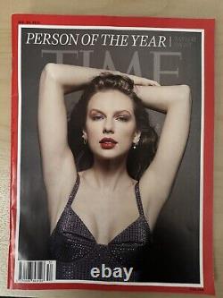 Taylor Swift, Personnalité de l'année du Time Magazine X3 Décembre 2023, Ensemble des 3 couvertures.