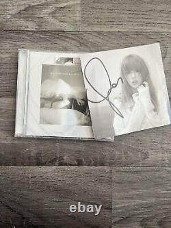 Taylor Swift a signé le département des poètes torturés Le manuscrit CD Photo EN MAIN X4