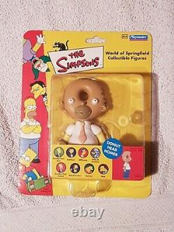 The Simpsons Donut Head Homer Uk / Eu Exclusivité Mondiale De Springfield Playmates Nouveau