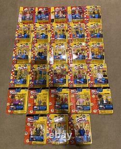 The Simpsons Wos World Of Springfield Playmates Figures Lot 28 Scelled Brand New