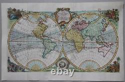Une Nouvelle Carte Précise De Tout Le Monde Connu Eman Bowen 1744 Carte Du Monde Rare