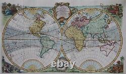Une Nouvelle Et Précise Carte De Tous Les Monde Connu Eman Bowen 1744 Rare Carte Du Monde