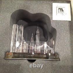 Une vue de New York Le Monde de Cristal NEUF dans sa boîte d'origine 1041