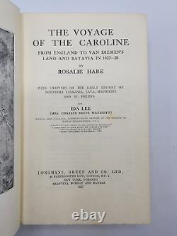 VOYAGE DE LA CAROLINE 1827-28 Rosalie Hare VOYAGE 1ère édition Premier tirage