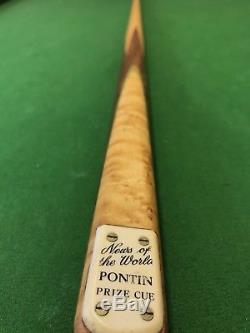 Vintage Nouvelles Du Monde Pontin Prix Cue Snooker Cue