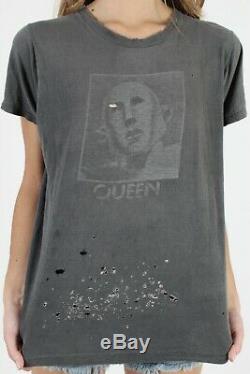 Vtg 1977 Concert Du Groupe De Musique Queen Rock Nouvelles Du Monde Freddie Mercury Tee T Shirt