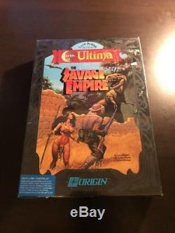 Worlds Of Ultima The Savage Empire (vintage 1990) IBM Pc Big Box! Nouveau Scellé