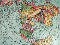 XXL 5f/t Flat Earth Poster Gleason's New Standard Carte Of The World (152x101cm)